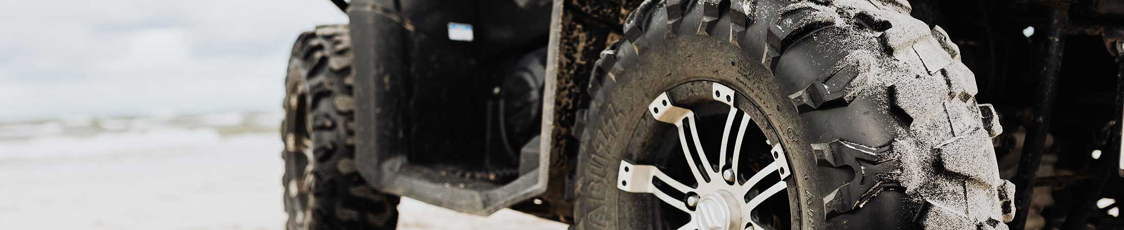 image of a UTV wheel.