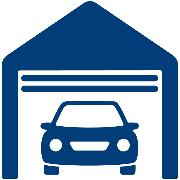 graphic of vehicle in garage