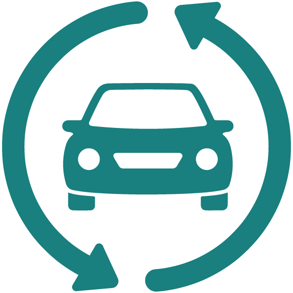 graphic of auto in storage
