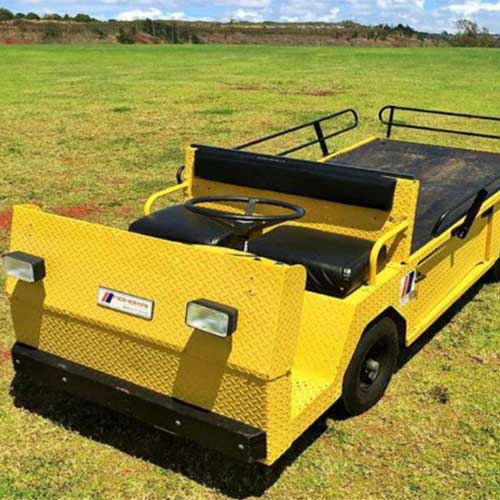 image of ADA-compliant, 4 passenger electric vehicle.