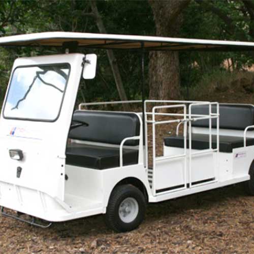 image of ADA-compliant, 4 passenger electric vehicle.